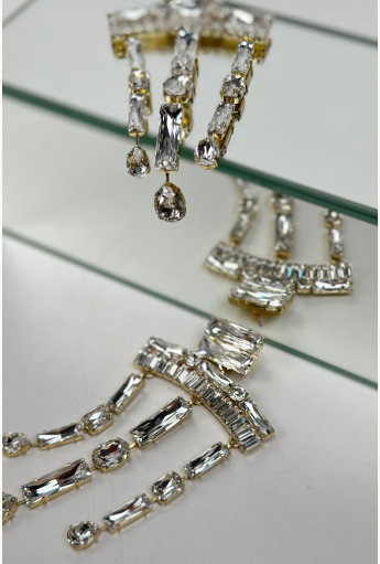 Crystal Chandellier Earrings Rent B