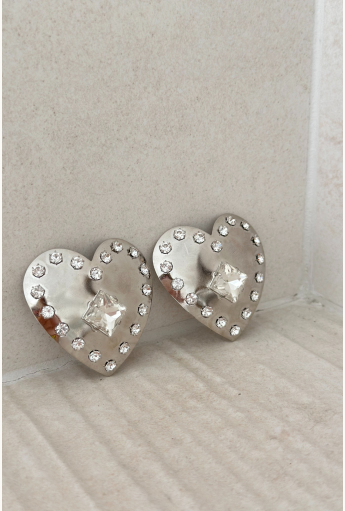 Statement Heart-shaped Clips Rent B