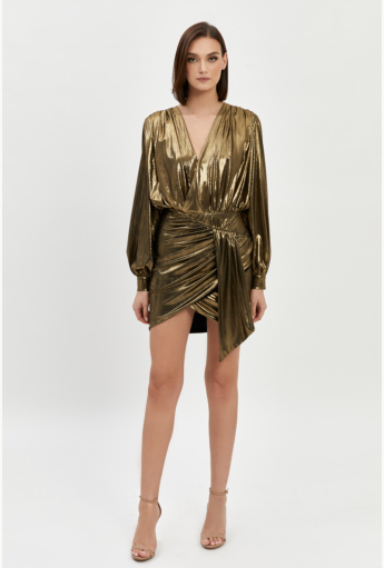 Metallic Mini Dress Rent B