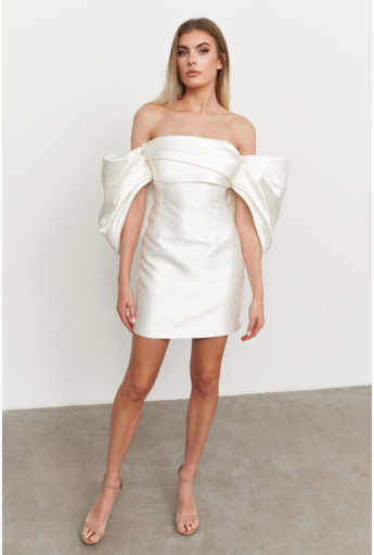 White Elina Mini Dress Rent B