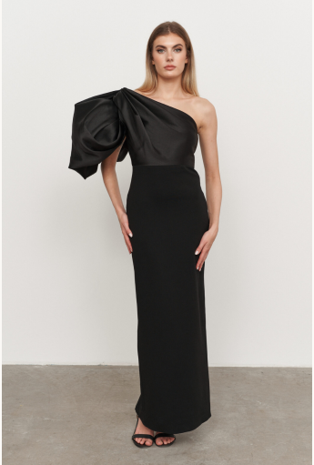 The Karli Maxi Black Dress Rent B