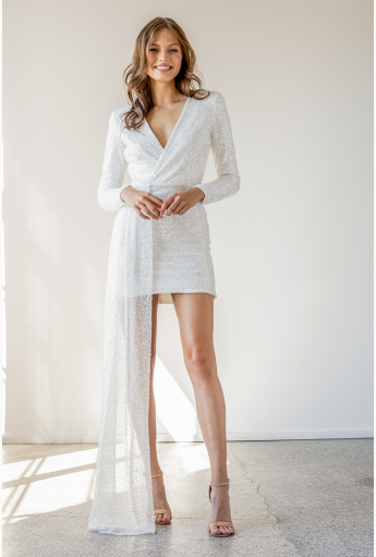 Leah White Dress Rent B