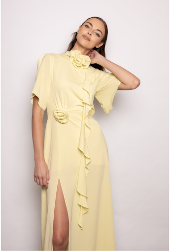 Adelin Yellow Dress Rent B