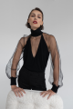 Black Sheer Blouse Rent B