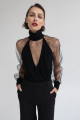 Black Sheer Blouse Rent B