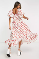 Puff Sleeve Heart Maxi Dress Rent B