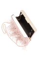 Estelle Pink Feather Clutch Rent B