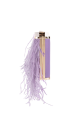 Estelle Purple Feather Clutch Rent B