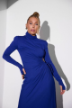 Blue Dress With Side Cut Rent B