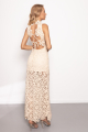 Beaded Crochet Maxi Dress Rent B