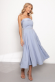 Light Blue Strapless Dress Memphita