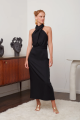 Celia Black Midi Dress Rent B