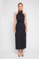 Celia Black Midi Dress Rent B