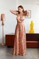 Celina Floral Printed Maxi Dress Rent B