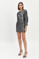 Silver Metallic Dress Rent B