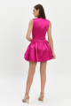 Pink Satin Mini Dress Rent B