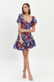 Floral Print Mini Dress Rent B