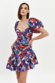 Floral Print Mini Dress Rent B