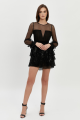 Mesh Sequin Dress Rent B