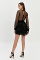 Mesh Sequin Dress Rent B