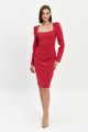 Fuchsia Midi Dress Rent B