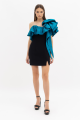 Ruffle-trimmed Mini Dress Rent B