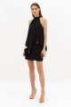 Layered Crepe De Chine Mini Dress Rent B