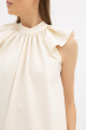 White Pleated Dress Rent B