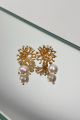 Flower Pearl Earrings Rent B