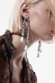 Silver Pearl Earring Rent B