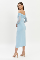 Gathered Jersey Midi Dress Rent B