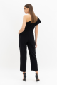 One-shoulder Ruffled Cady Jumpsuit Rent B