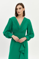 Green Chiffon Midi Dress Rent B