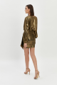 Metallic Mini Dress Rent B