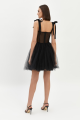 Tulle Corset Black Dress Rent B