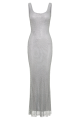 Diamante Mesh Maxi Dress Rent B