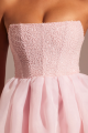 Embellished Corset Tulle Skirt Midi Dress