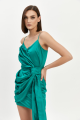 Satin Green Dress Rent B