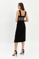 Midi Corset Black Dress Rent B