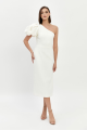 One Shoulder White Dress Rent B