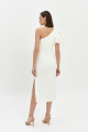 One Shoulder White Dress Rent B