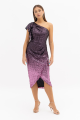 One Shoulder Sequined Dress Rent B