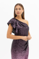 One Shoulder Sequined Dress Rent B