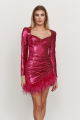 Miley Hot Pink Dress Rent B