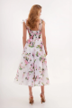 Tender Floral Midi Tie-strap Dress Rent B