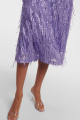 Noon Sequined Midi Dress Rent B