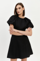 Black Puff Sleeve Dress Rent B