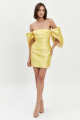 Off Shoulder Satin Dress Rent B