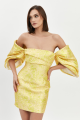 Off Shoulder Satin Dress Rent B