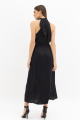 Tie-neck Silk Maxi Dress Rent B